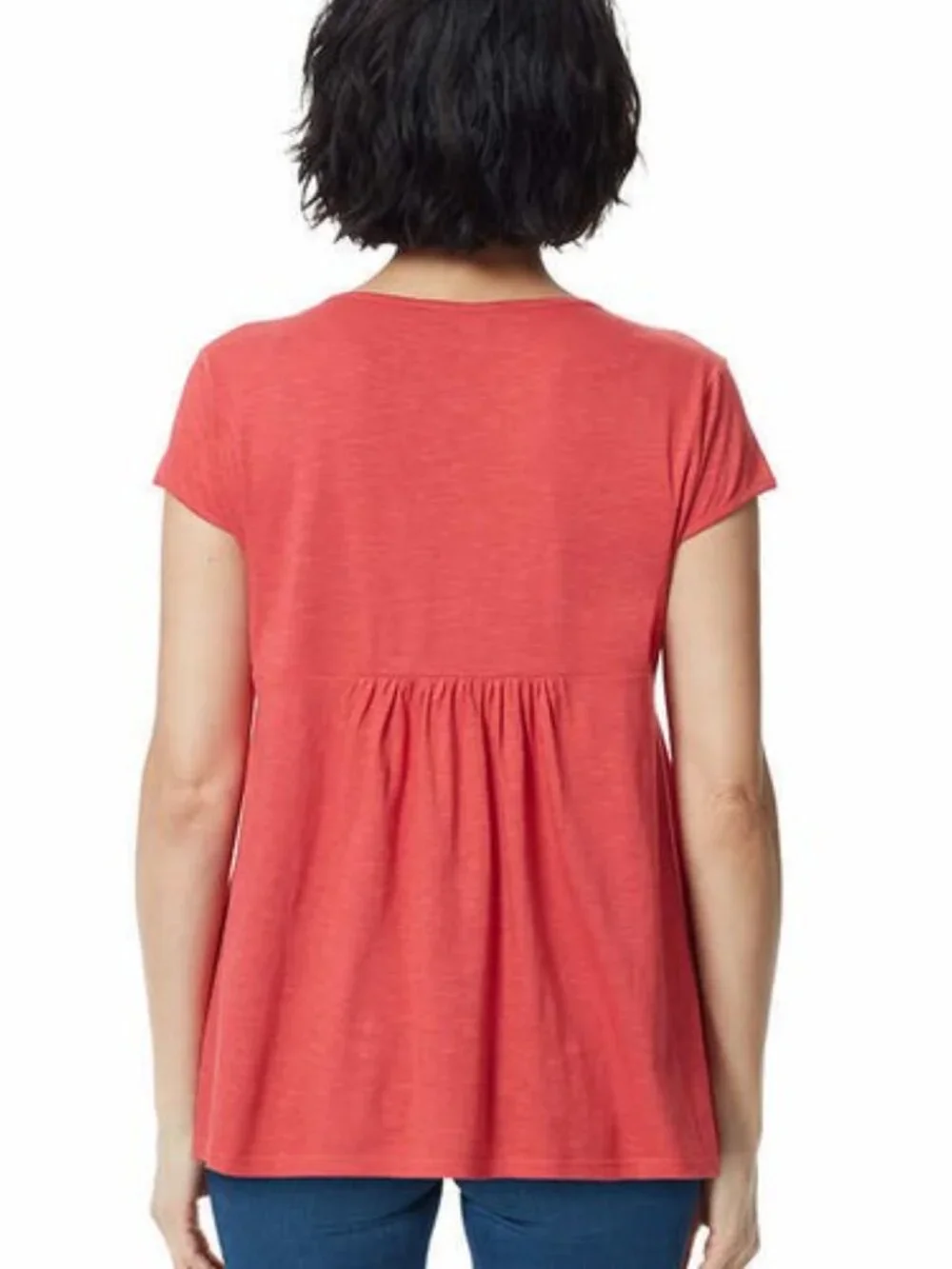 Gloria Vanderbilt Womens Embroidered Top